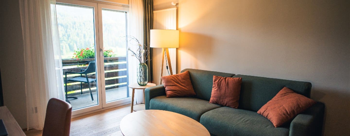 A bright Orange County living room with clean, streak-free glass doors